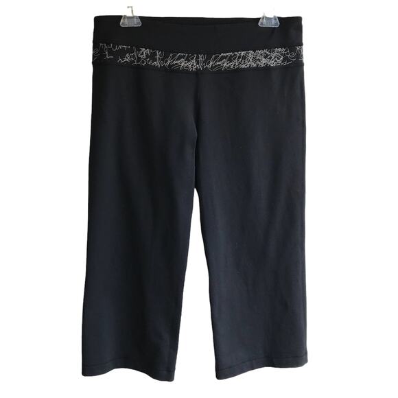 Lululemon Wunder Under Crops Leggings Size 10 Manifesto Reflective Reversible - Picture 10 of 10